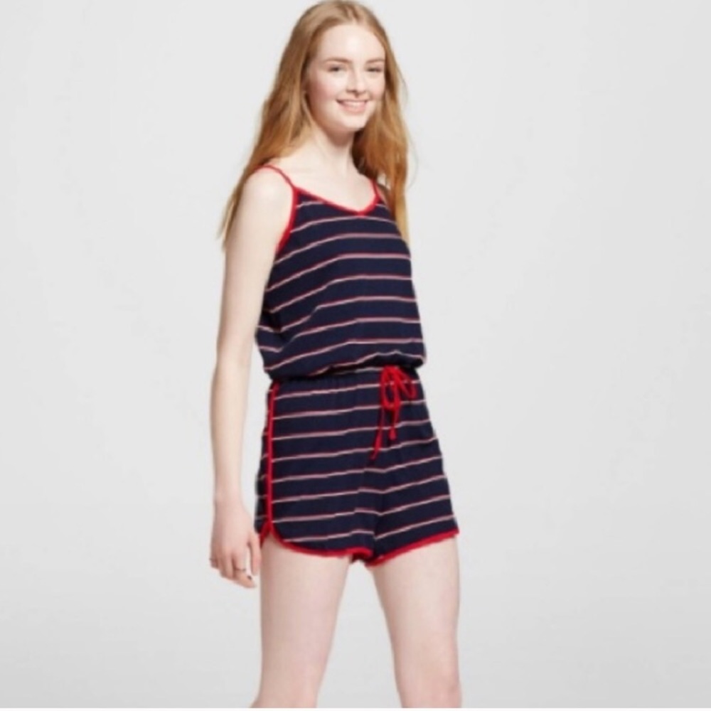 🇺🇸Mossimo Red white blue women’s romper🇺🇸